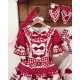Mademoiselle Pearl Strawberry Cutsew Cardigan Blouses Skirt JSKs and OPs(Reservation/Full Payment Without Shipping)